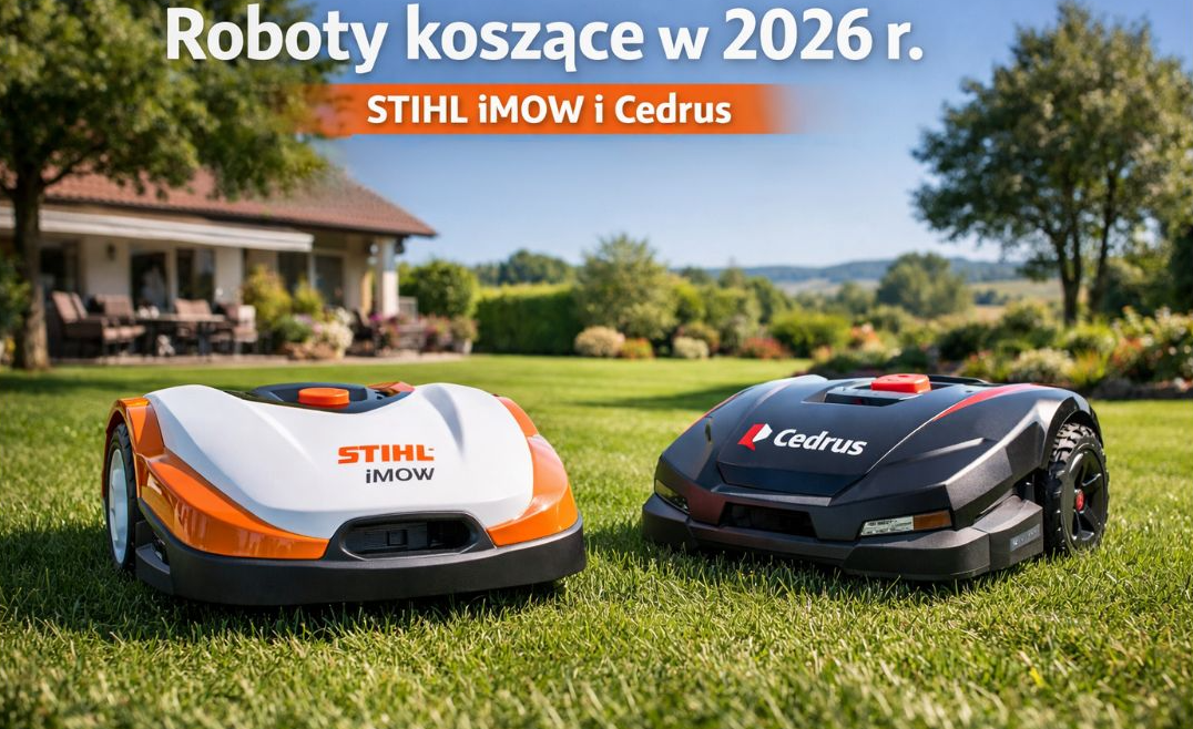Roboty koszące STIHL iMOW i Cedrus