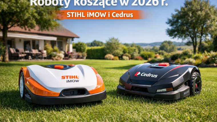 Roboty koszące STIHL iMOW i Cedrus